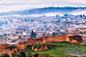 Aerial Photo Fez Morocco Wallpaper