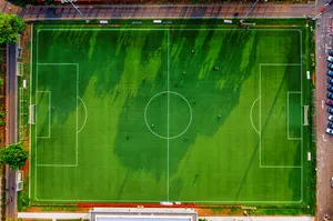 Aerial View Of Gbk Madya Football Stadium Wallpaper