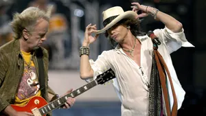 Aerosmith Rock Band Joe Perry Stage Wallpaper