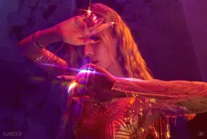 Aespa Winter In The Dark Wallpaper