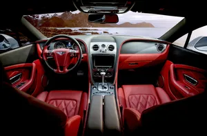 Aesthetic 4k Car With Red Interior Wallpaper
