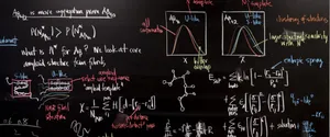 Aesthetic Analytical Chemistry Blackboard Wallpaper