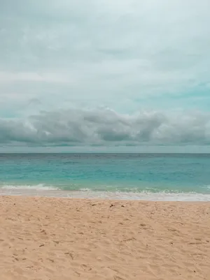 Aesthetic Beach Clouds Wallpaper