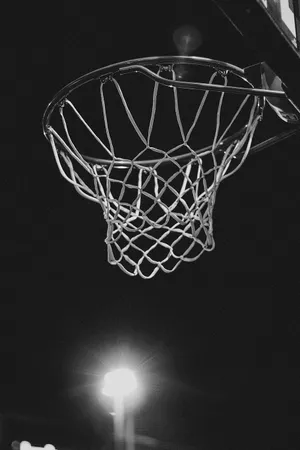 Aesthetic Black Basketball Iphone Ring Wallpaper