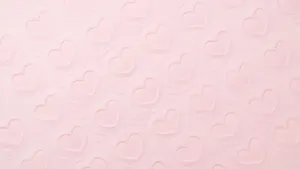 Aesthetic Computer Light Pink Diagonal Hearts Wallpaper