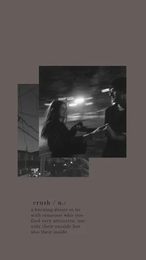 Aesthetic Couple Crush Page Wallpaper