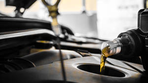 Aesthetic Engine Oil Refill Wallpaper