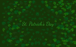 Aesthetic Green St Patrick's Day Art Wallpaper