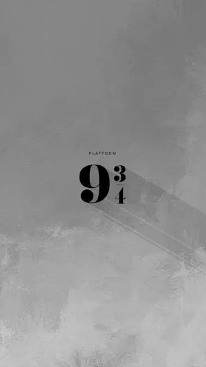 Aesthetic Harry Potter Platform 9 3/4 Wallpaper