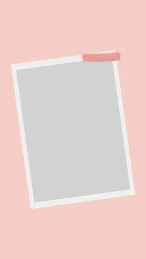 Aesthetic Instagram Blank Polaroid Template Wallpaper