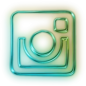 Aesthetic Instagram Neon Green Logo Wallpaper