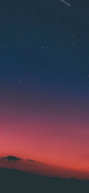 Aesthetic Iphone X Night Sky Sunset Wallpaper
