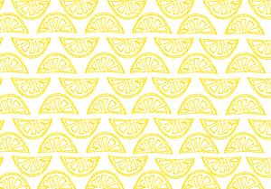 Aesthetic Lemon Drawing Wallpaper
