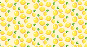 Aesthetic Lemon Drawings Wallpaper