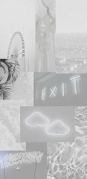 Aesthetic Light Grey Wallpaper