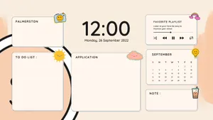 Aesthetic Meets Technology With This Fun And Funky Kawaii Computer Wallpaper