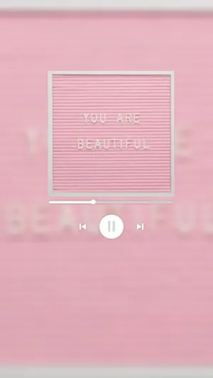 Aesthetic Music With You Are Beautiful Wallpaper