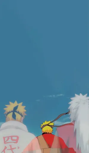 Aesthetic Naruto Minato And Jiraiya Wallpaper