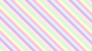 Aesthetic Pastel Striped Design Wallpaper