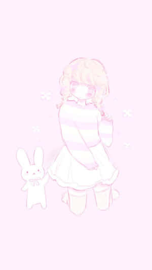 Aesthetic Pink Kawaii - Cuteness Embedded In Every Pixel Wallpaper