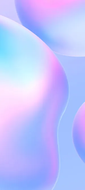 Aesthetic Poco X2 In Pastel Purple Glow Wallpaper