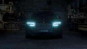 Aesthetic Rolls-royce 4k Car Lights Wallpaper