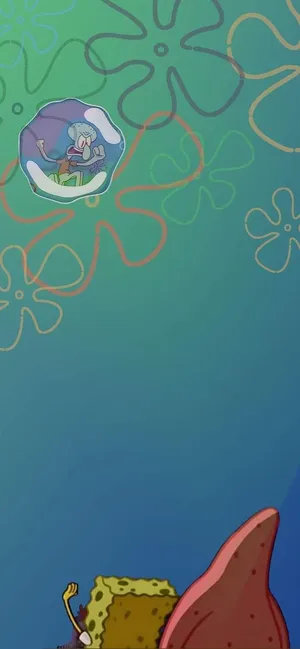 Aesthetic Squidward, A Unique Artistic Representation Of The Beloved Spongebob Squarepants Character Wallpaper