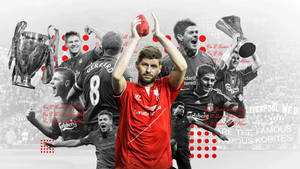 Aesthetic Steven Gerrard Football Wallpaper