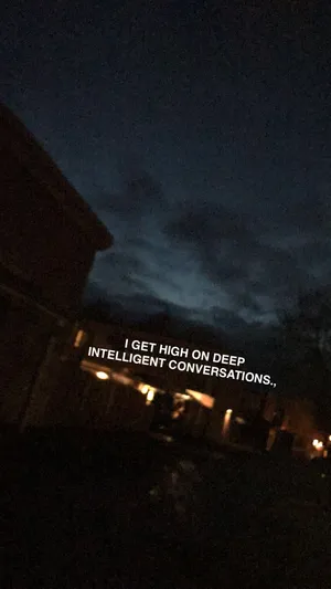 Aesthetic Tumblr Quotes Intelligent Conversations Wallpaper