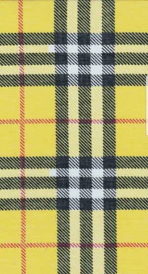 Aesthetic Yellow Plaid Cloth Wallpaper