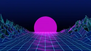 Aesthetic Youtube Retro Gridlines Wallpaper