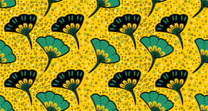 African_ Floral_ Print_ Pattern Wallpaper
