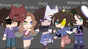 Afton_ Family_ Animated_ Characters Wallpaper