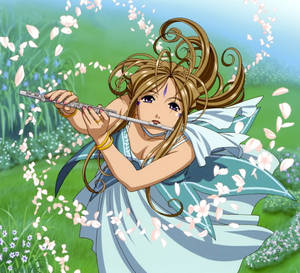 Ah My Goddess Flutist Belldandy Wallpaper