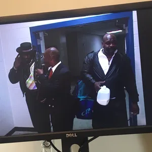 Ahmed Johnson Caught In A Candid Backstage Moment Wallpaper