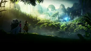 Ahri In Wild Rift Jungle Wallpaper