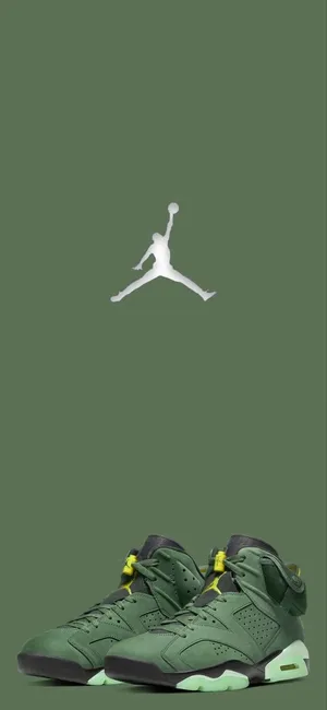Air Jordan 7 Retro Green - Nike - Sp Wallpaper
