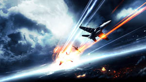 Air Skirmish In Battlefield Wallpaper