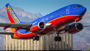 Airplane Mountain Ranges Southwest Airlines Wallpaper