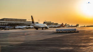 Airport On Sunny Days Wallpaper