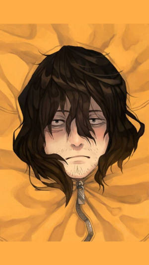 Aizawa Sleeping Bag My Hero Academia Iphone Wallpaper