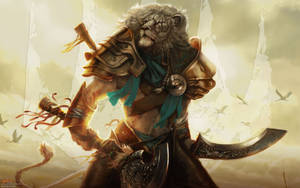 Ajani The Mentor Of Heroes Wallpaper