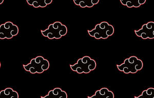 Akatsuki Aesthetic Clouds Pattern Illustration Wallpaper