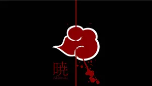 Akatsuki Cloud Iphone Splatter Wallpaper