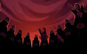 Akatsuki Dark Aesthetic Naruto Digital Art Wallpaper