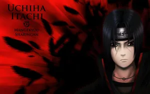 Akatsuki Itachi Mangekyou Sharingan Artwork Wallpaper
