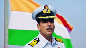 Akshay Kumar In Marine Uniform Wallpaper