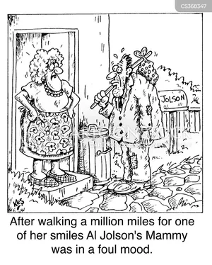 Al Jolson's Mammy Foul Mood Wallpaper