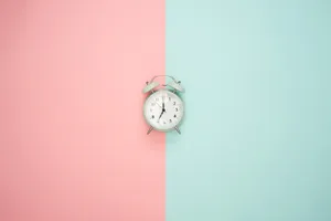 Alarm Clock Pastel Desktop Wallpaper