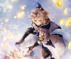 Albedo, An Alchemist In The Popular Action Role-playing Game, Genshin Impact. Wallpaper